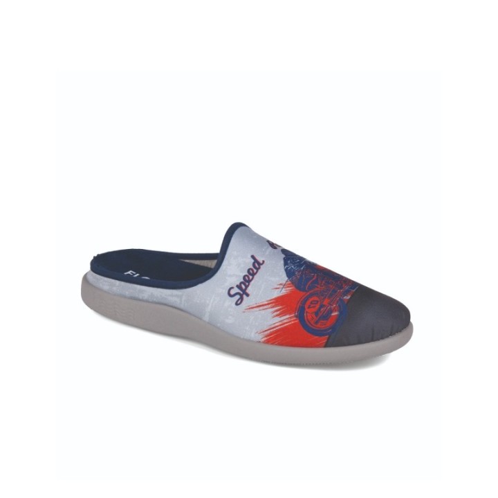 Zapatillas de casa verano hombre puntera cerrada Speed raceway color marino
