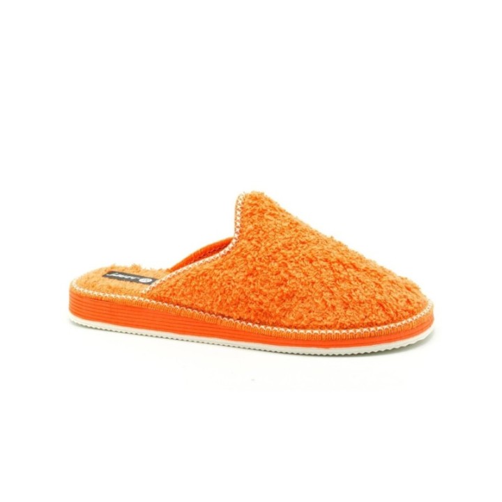 Zapatillas casa piso eva pegado color naranja