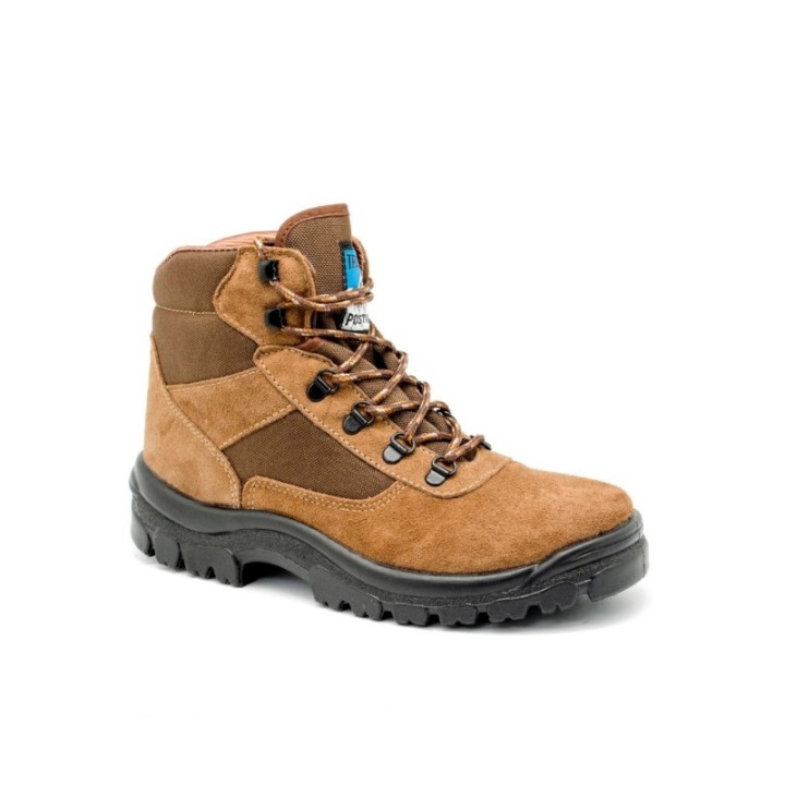 Botas trekking altas serraje color marrón