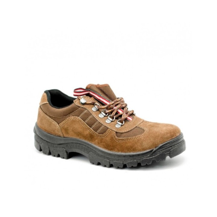 Zapatillas trekking serraje color marrón
