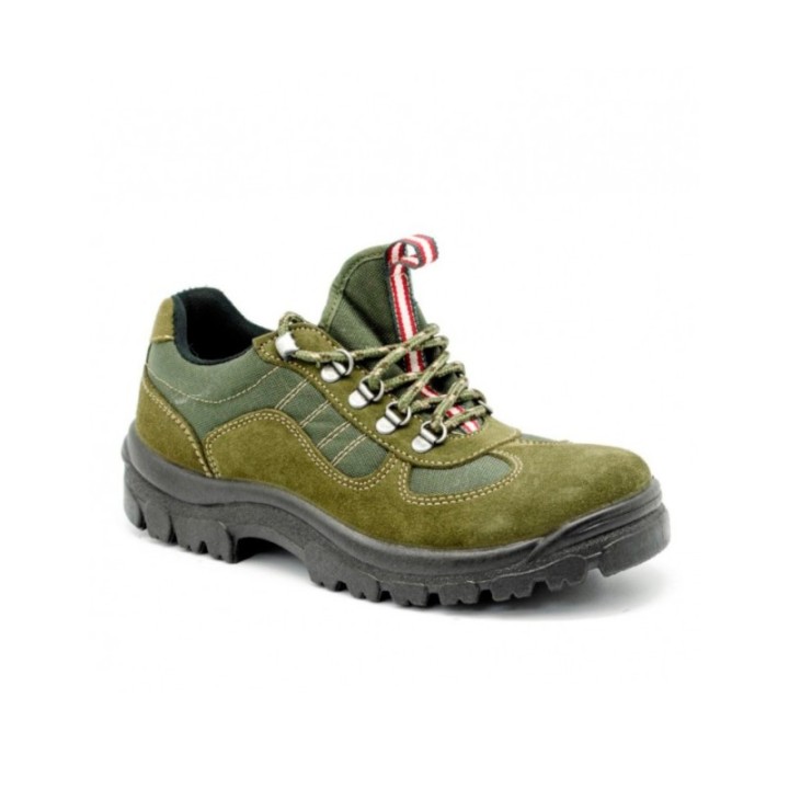 Zapatillas trekking serraje color verde
