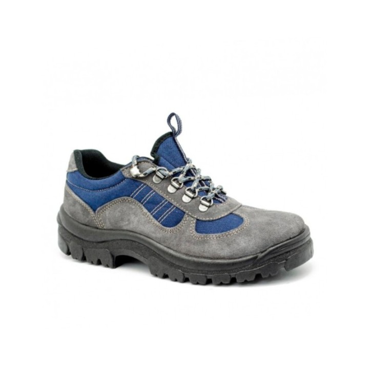 Zapatillas trekking serraje color gris