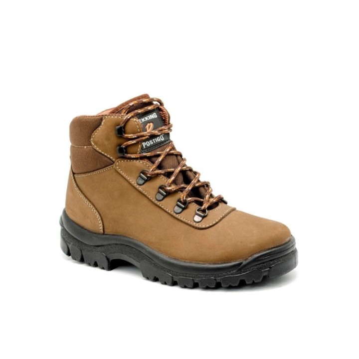 Botas trekking altas Nobuck hidrofugado color marrón