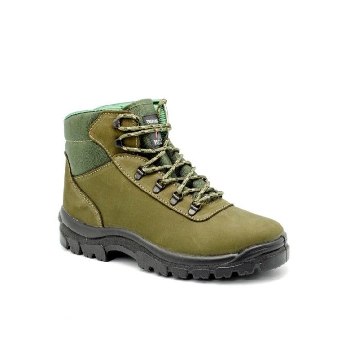 Botas trekking altas Nobuck hidrofugado color verde