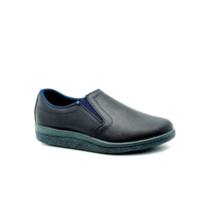 Zapatillas anatómicas con elástico color marino