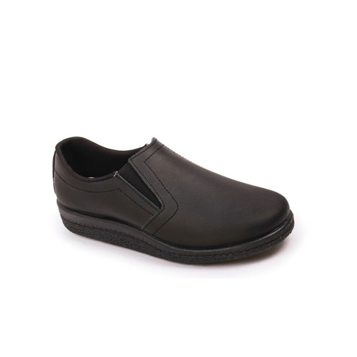 Zapatillas anatómicas con elástico color negro
