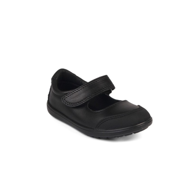 Zapatos Colegio Velcro Piel lavable color negro