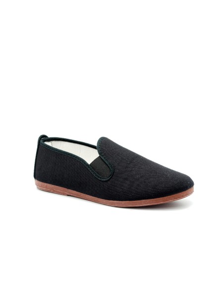 Zapatillas lona kung-fu con elástico