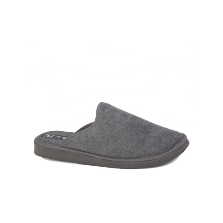 Zapatillas casa suave cerrada color gris