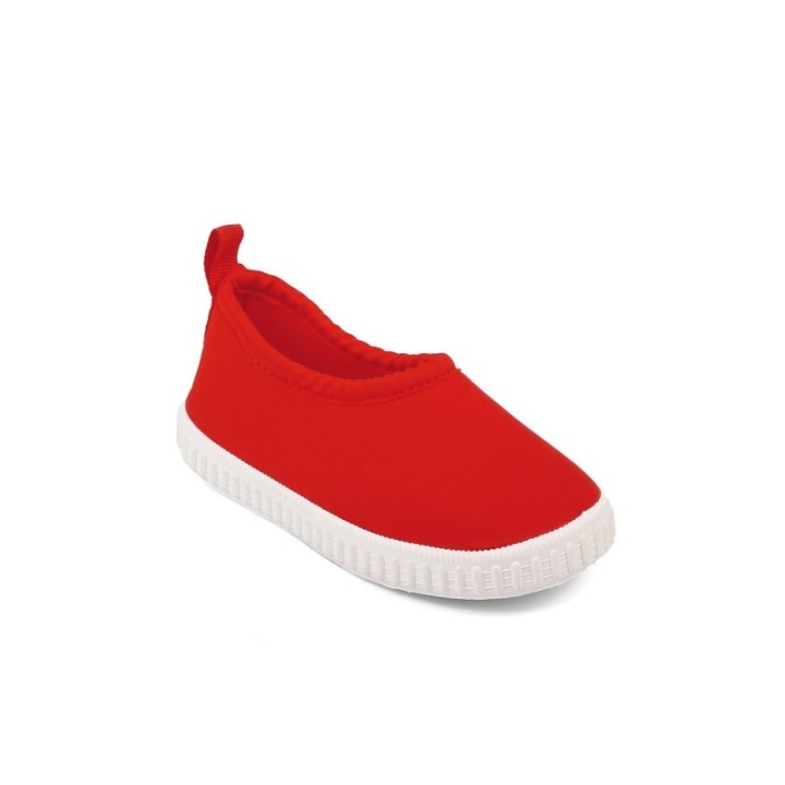 Zapatillas neopreno color rojo