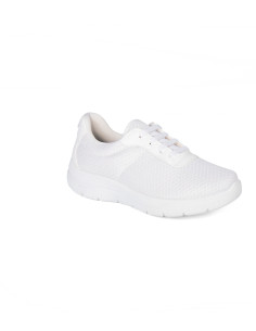 Zapatillas color blanco sin cordones