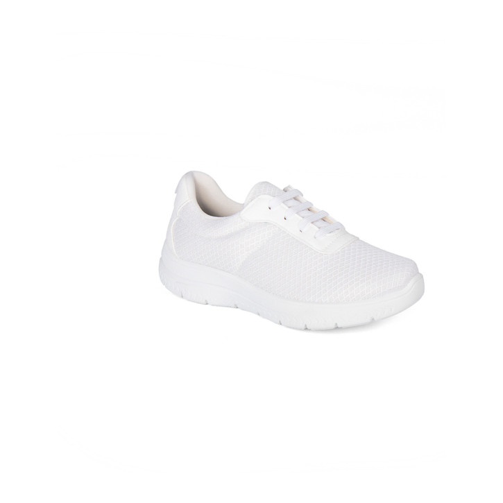 Zapatillas color blanco sin cordones