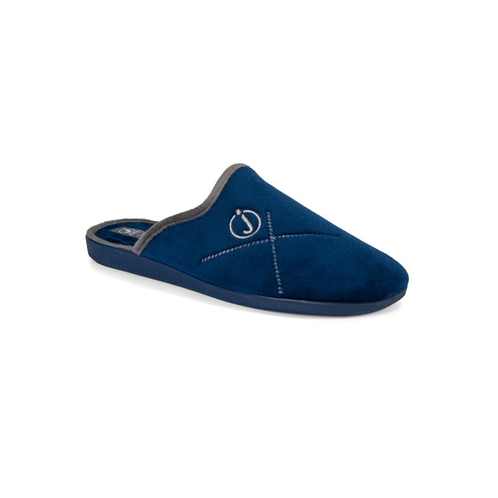 Zapatillas casa abiertas AZUL dibujo