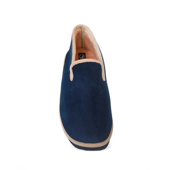 Zapatillas de casa cerradas en azul marino