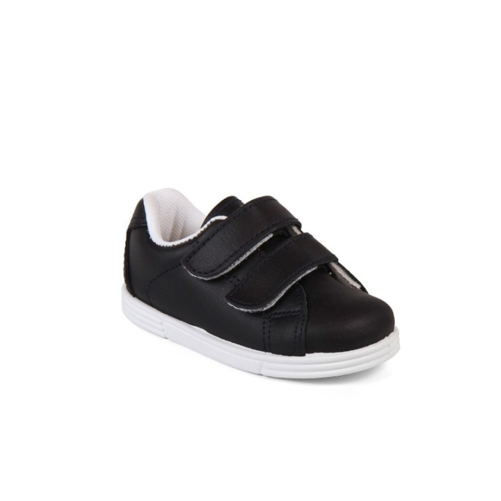 Zapatillas deportivas con cierre de velcro color marino