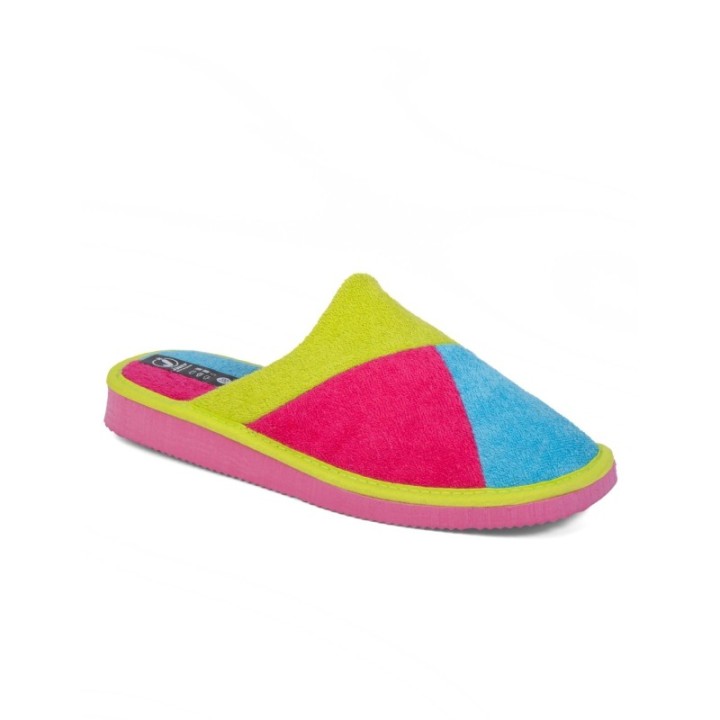 Zapatillas de casa verano mujer abiertas multicolor