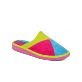 Zapatillas Mujer de casa abiertas multicolor