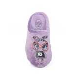 Zapatillas de casa abiertas color lila