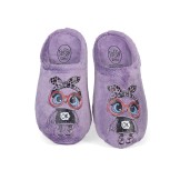 Zapatillas de casa abiertas color lila