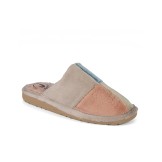 Zapatilla de casa suela EVA especial parquet color teja
