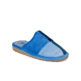 Zapatilla de casa suela EVA especial parquet color celeste