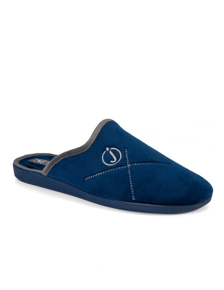 Zapatillas casa abiertas AZUL dibujo