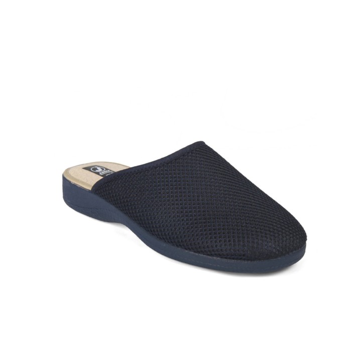 Zapatillas casa abiertas confort marino