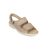 Zapatillas lona con cierre de velcro y vulcanizado