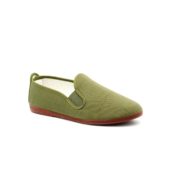 Zapatillas lona kung-fu con elástico