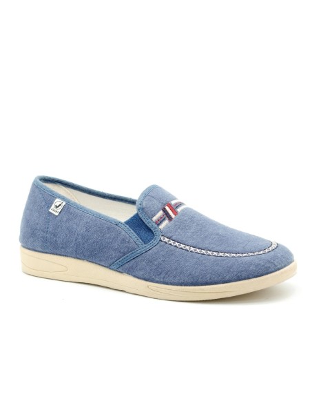 Zapatos con elástico y bordado decorativo