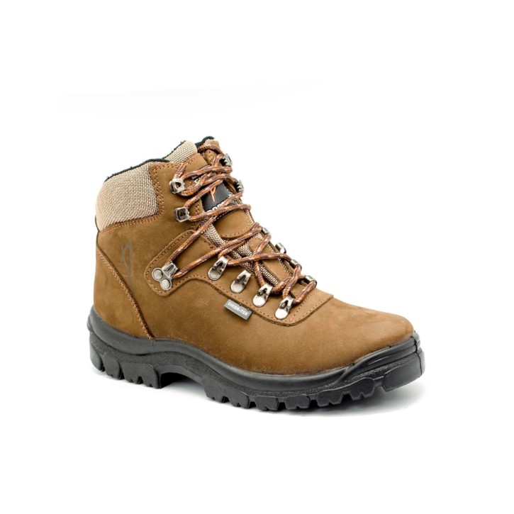 Botas trekking altas- NOBUCK HIDROFUGADO Y CALCETIN IMPERMEABLE