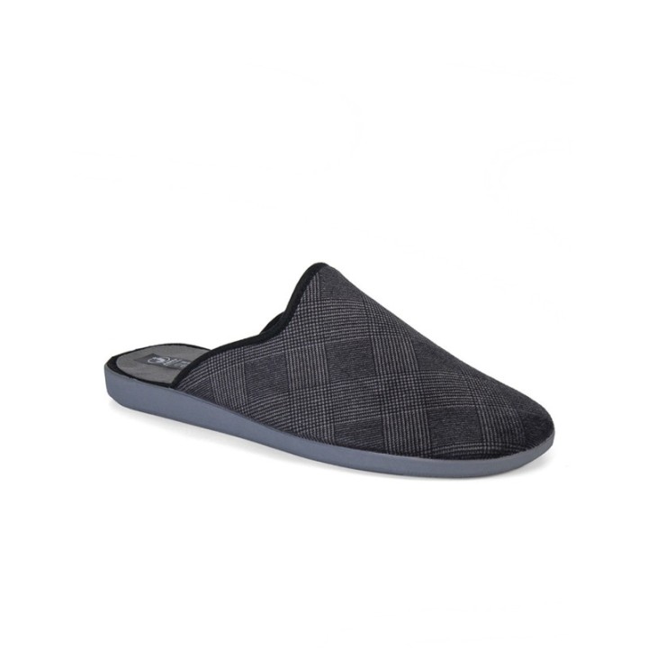 Zapatillas casa abiertas color gris