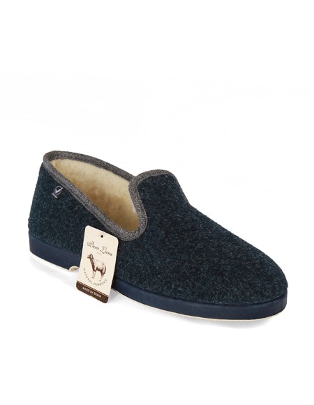 Zapatillas casa cerradas de lana
