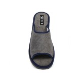 Zapatillas casa bordada gris