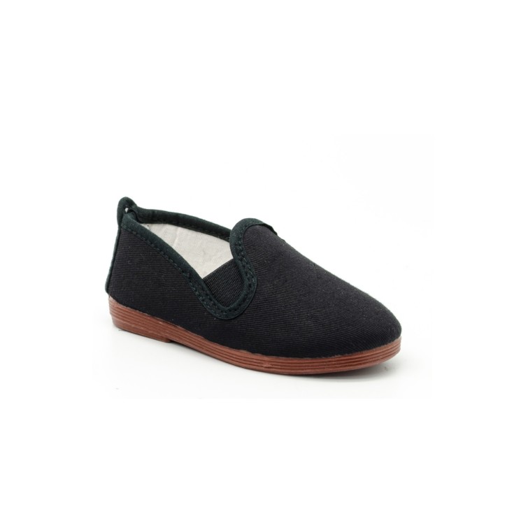 Zapatillas lona kung-fu con elástico
