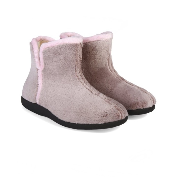 Zapatillas de casa tipo bota niebla
