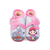 Zapatilla de casa con cierre de velcro Caperucita Roja y el Lobo Feroz