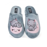 Zapatillas casa abiertas confort gatitos