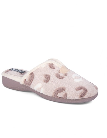 Zapatillas casa abiertas confort niebla