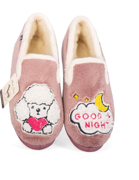 Zapatillas casa cerradas de lana