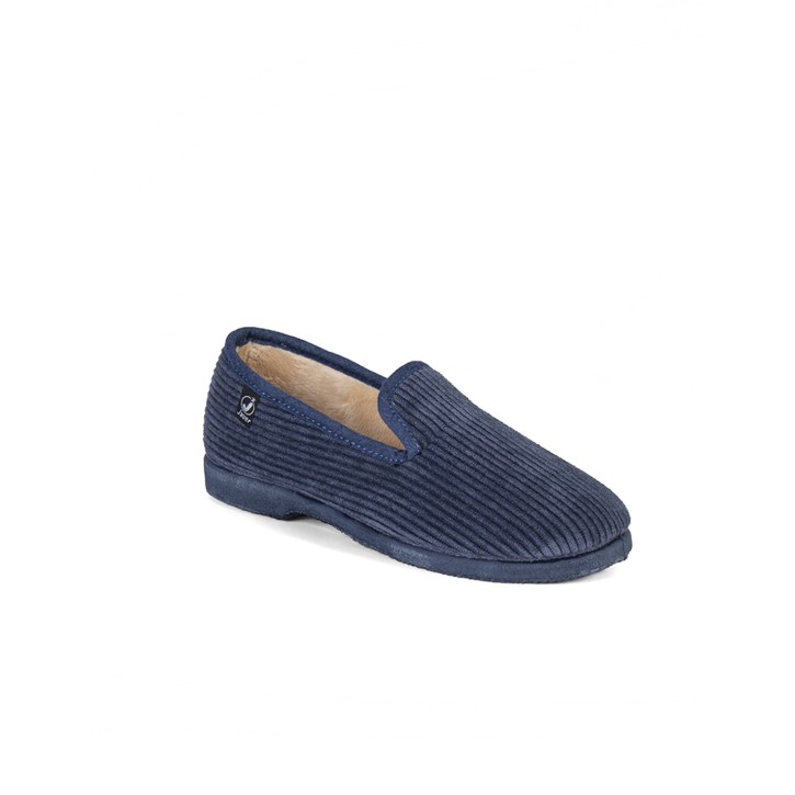 Zapatillas de casa cerradas azul marino