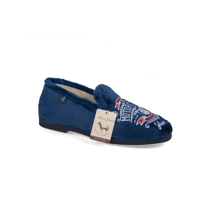 Zapatillas casa cerradas de lana