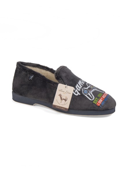Zapatillas casa cerradas de lana