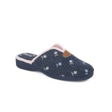 Zapatillas casa abiertas confort azul marino
