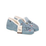 Zapatillas casa cerradas de lana