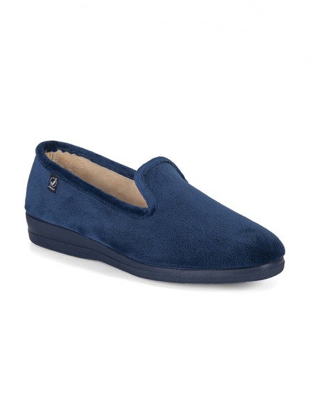 Zapatillas de casa cerradas marino