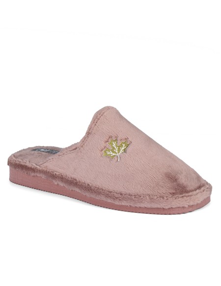 Zapatillas de casa abiertas en color caldera