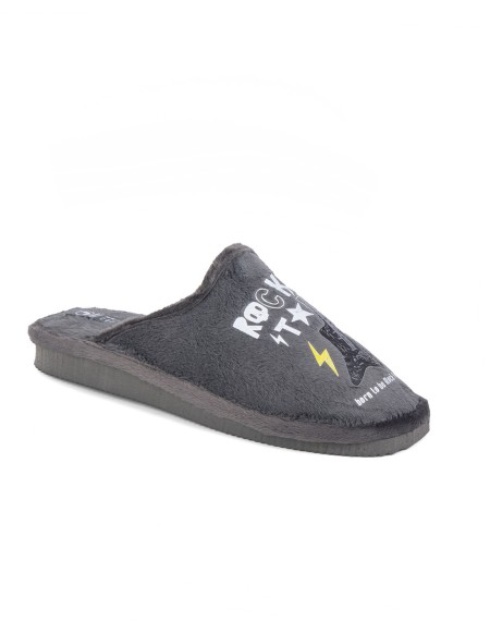 Zapatillas de casa abiertas "Rock"