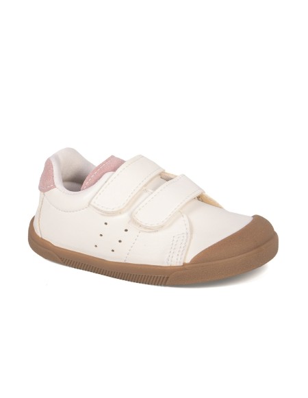Zapatillas barefoot infantil piel velcro