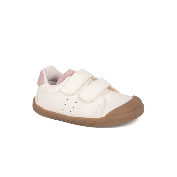 Zapatillas barefoot infantil piel velcro